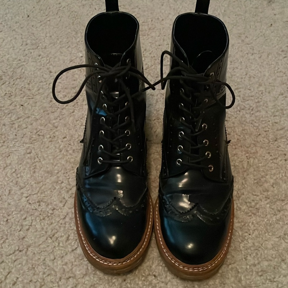 Zara combat boots